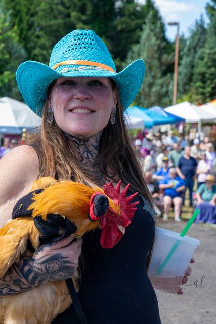 Turquoise Hats & Tail Feathers